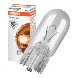 Лампа OSRAM 2825 W5W 12V габарит в фаре без цоколя (картон)