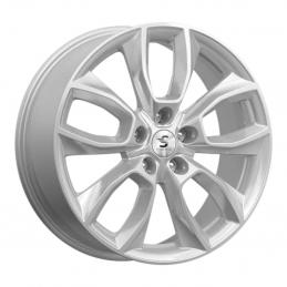 КиК КР001 (18_Qashqai) 7x18 PCD5x114.3 ET40 DIA 66.1  Elite silver